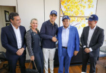 Ibaneis Rocha recebe piloto Gabriel Bortoleto e anuncia reabertura do Autódromo com prova da Stock Car